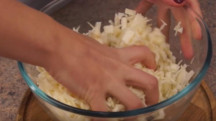 Мислим малко зеле със сол.