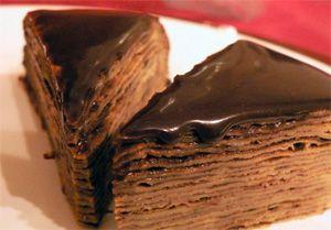 Clătite cu umplutură de ciocolată