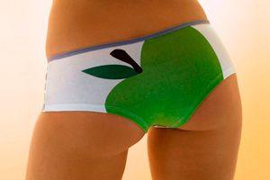 Fesses serrées sont le résultat de l'exercice