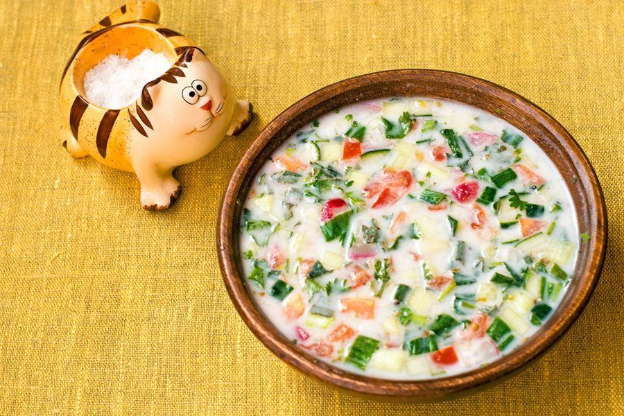 Apa minerala okroshka  reteta okroshka