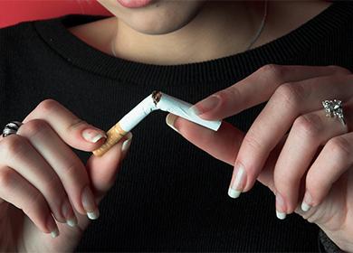 Cigarette brisée