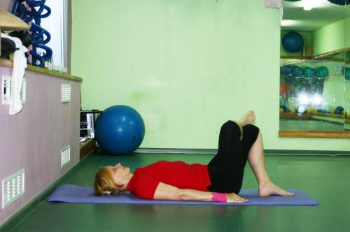 Exercițiu jumătate pod, poziția 1