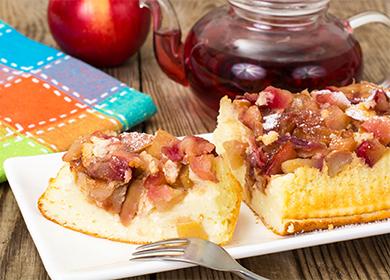 Caserola de caș cu fructe