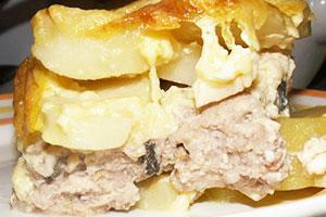 Cassola clàssica de patates amb carn