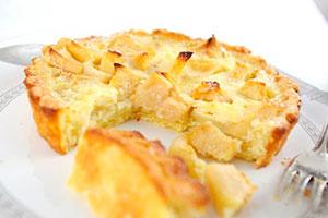 Charlotte cu mere pe smântână