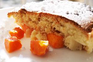 Charlotte con calabaza y canela