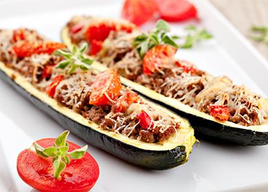 Casserole de courgettes à la viande hachée