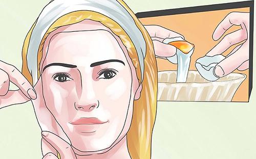 Ipinapakita ng figure kung paano alisin ang pelikula mula sa mukha pagkatapos ng solidification