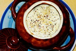 Quenelles à la crème sure