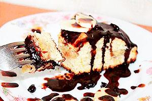 Charlotte med bananer