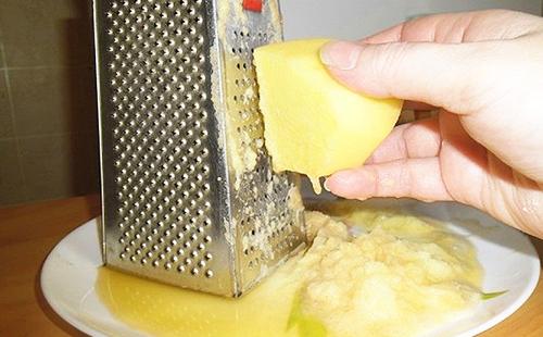 Pommes de terre râpées