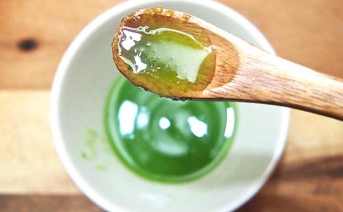 Concombre râpé et blanc d'oeuf font des merveilles