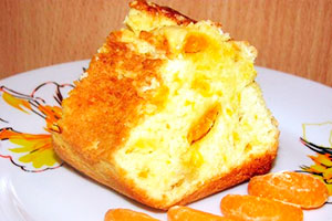 Charlotte cu mandarine