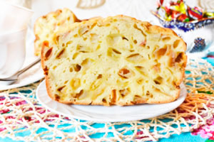 Charlotte med nødder