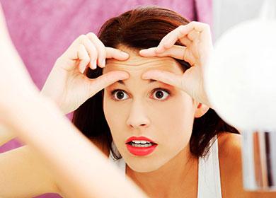 Chica arrugó la frente