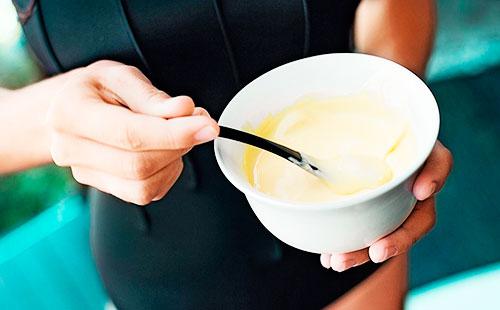 Masque de crème sure