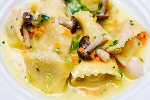 Gălbenușuri cu ciuperci la cuptor