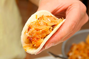 Bolinhos de repolho fresco