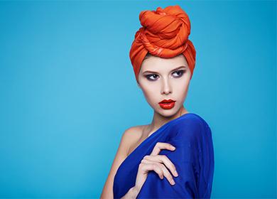 Fille au turban rouge