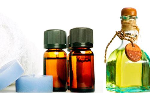 Bouteille d'huile de lin