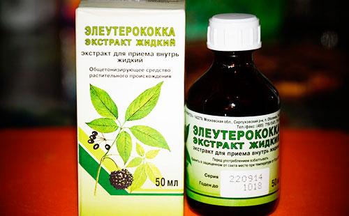 Teinture d'Eleutherococcus