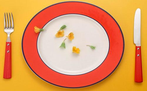 Walang laman ang plato