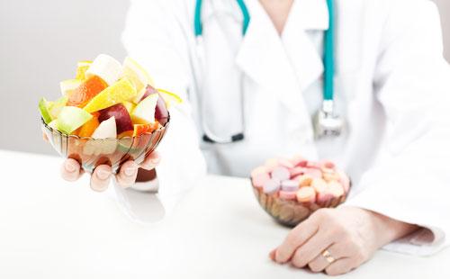 Ensalada de frutas en un bol