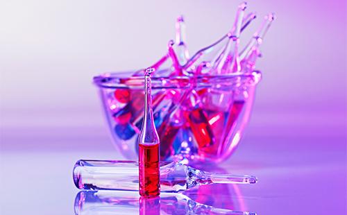 Ampoules avec vitamine