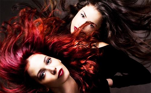 Filles cheveux noirs