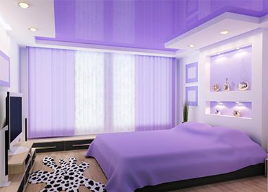 Plafond tendu dans la chambre