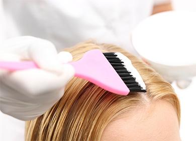 Coloration des cheveux