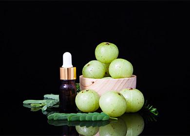 Amla huile et fruits