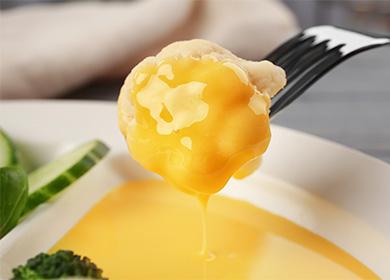 Conopida în amestecul cu ouă