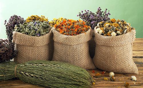 Sacs de guérison aux herbes