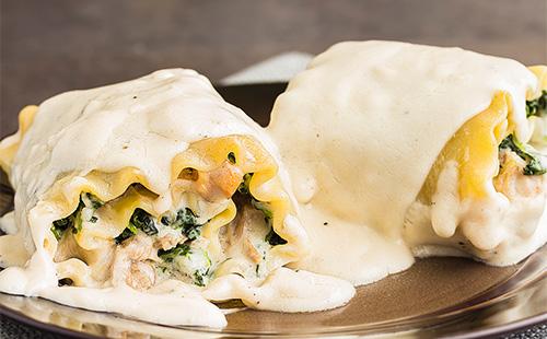 לזניה עם רוטב