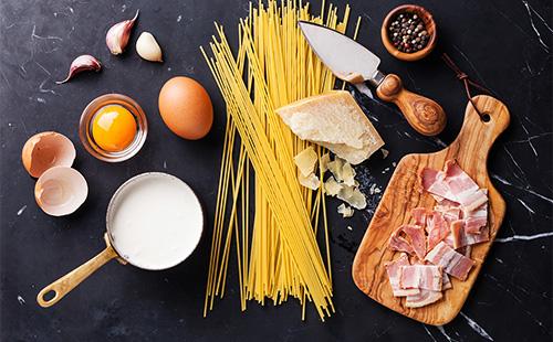 Ingrediente pentru Carbonara Pasta