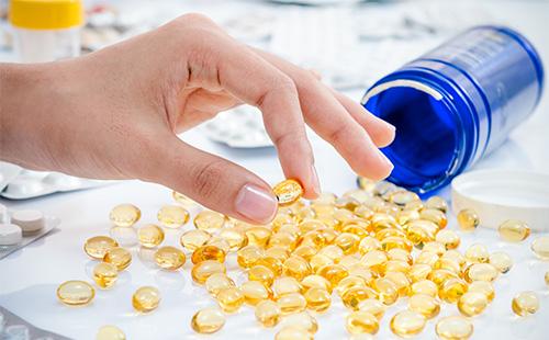 Cápsulas de vitamina E