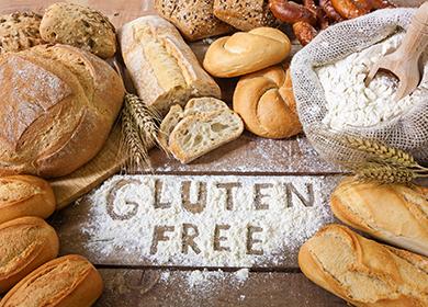 Una variedad de alimentos sin gluten.