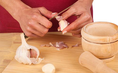 Peeling à l'ail