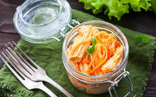 Sparanghel coreean într-un borcan