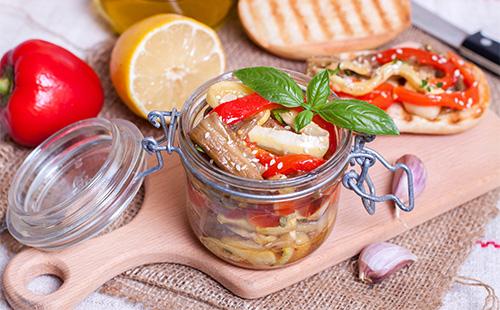 Albergínia en un flascó