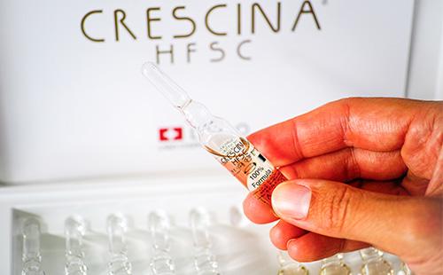 Ampoule de vitamines pour les cheveux