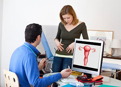 À la réception chez le gynécologue