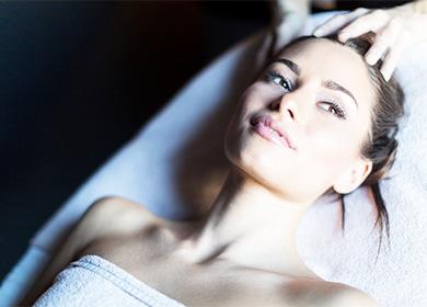 Massage du cuir chevelu