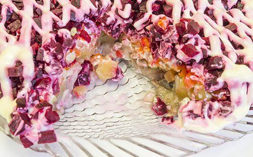 Salată de sfeclă tăiată