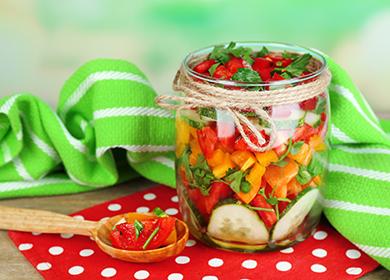 Salată de legume pentru iarnă