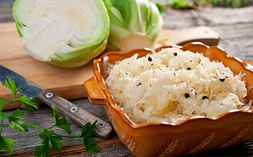 Sauerkraut in a bowl