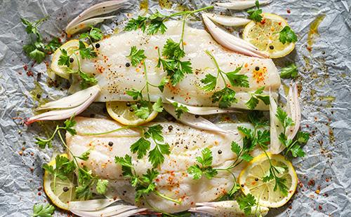 Poisson cuit à la vapeur