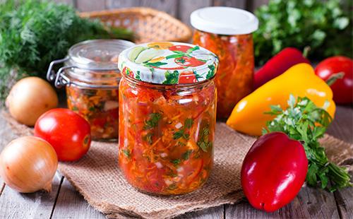 Lecho vegetal într-un borcan