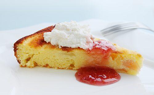 Tort de burete de zmeură